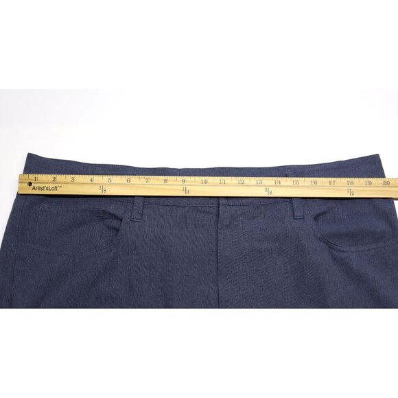 Travis Mathew Men's Golf Pants Flat Front Straight Leg Navy 38X33 - Picture 4 of 9